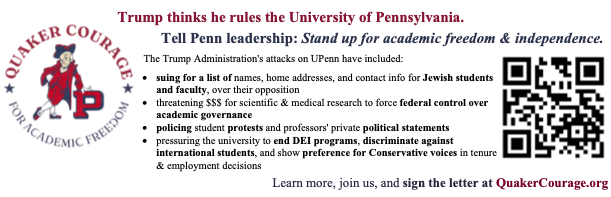 Flyer handed out at No Kings 3 in Philadelphia